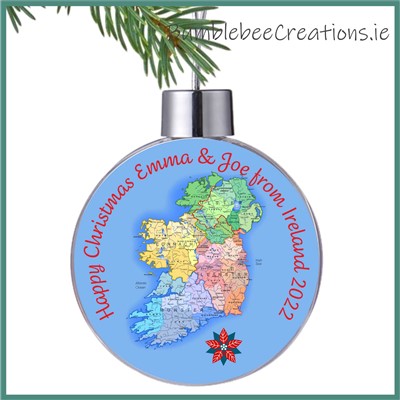 Ireland Christmas Bauble